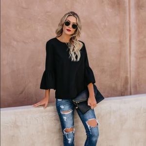 Like New Vici Collection Black Blouse